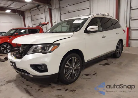 2018 Nissan Pathfinder Platinum from USA, damaged, VIN 5N1DR2MM3JC608753